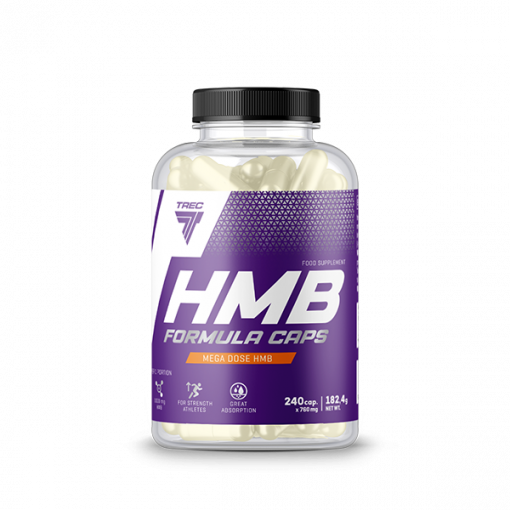 HMB FORMULA 120 CAPS β-HIDRÓXI-β-METILBUTIRATO DE CALCIO - My Way Nutrition