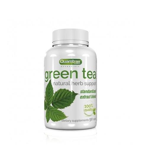 estimulantes quamtrax essential green tea 90 capsulas