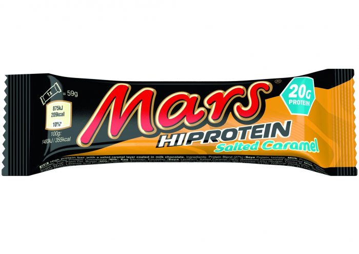 salted caramel mars hi protein bars 12 x 59g