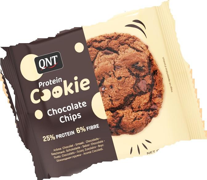 qnt protein cookie chocolate chips 60 g 395389 qnt1336