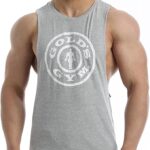 Gold Gym Drop Armhole Grey Marl