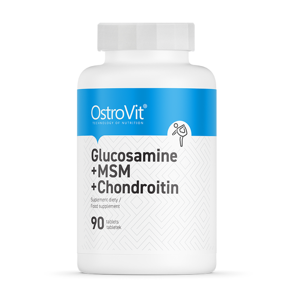 eng pl OstroVit Glucosamine MSM Chondroitin 90 tablets 19410 1