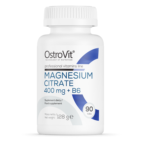eng pl OstroVit Magnesium Citrate 400 mg B6 90 tabs 25673 1