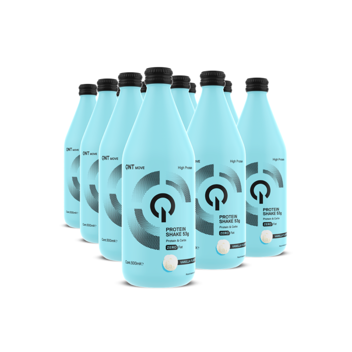 protein shake glass bottle 12 x 500 ml