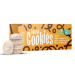 eng pl OstroVit Cocoa Cookies with milk cream in milk glaze with pieces of biscuits 128 g 26550 1