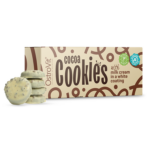 eng pm OstroVit Cocoa cookies with milk cream in white glaze 128 g 26366 1