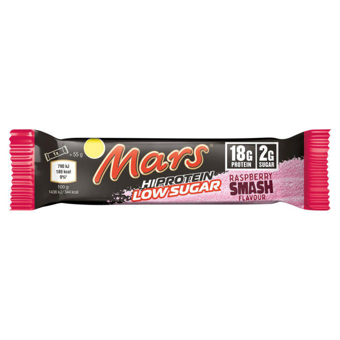 mars raspberry smash low sugar high protein bar 55g 101194 T1