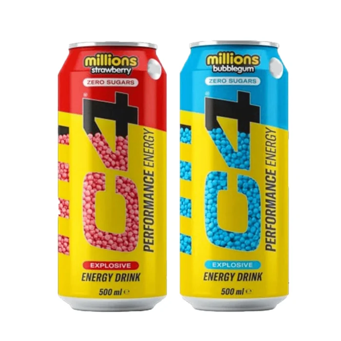 C4 ENERGY DRINK MILLIONS SWEETS SUPPLEMENT MAD