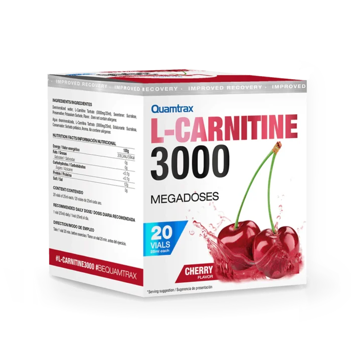 8436574331677 PIC Quamtrax L CARNITINE 3000 Cherry