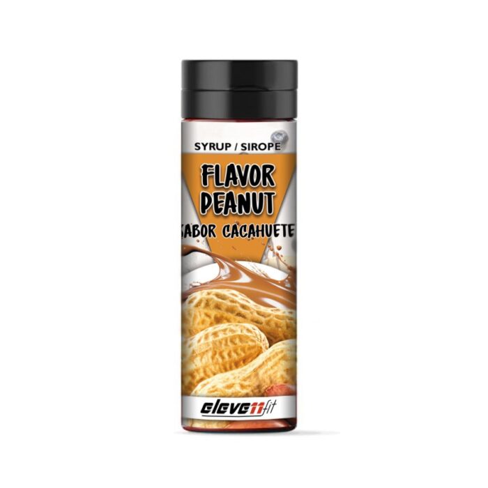 sirope sabor crema de cacahuete sin azucar 330ml los siropes de elevenfit son una linea de deliciosas salsas dulces bajas en cal