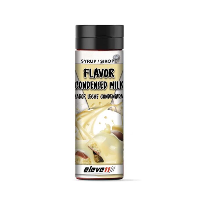 sirope sabor leche condensada sin azucar 330ml los siropes de elevenfit son una linea de deliciosas salsas dulces bajas en calor