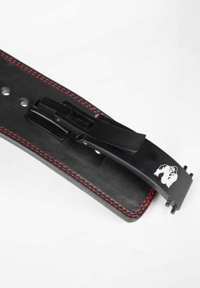 4 inch premium lever belt black 1