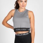 Camiseta Colby Cropped Tank Top - Gray