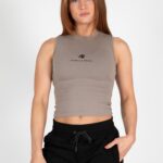 Camiseta Livonia Crop Top - Beige