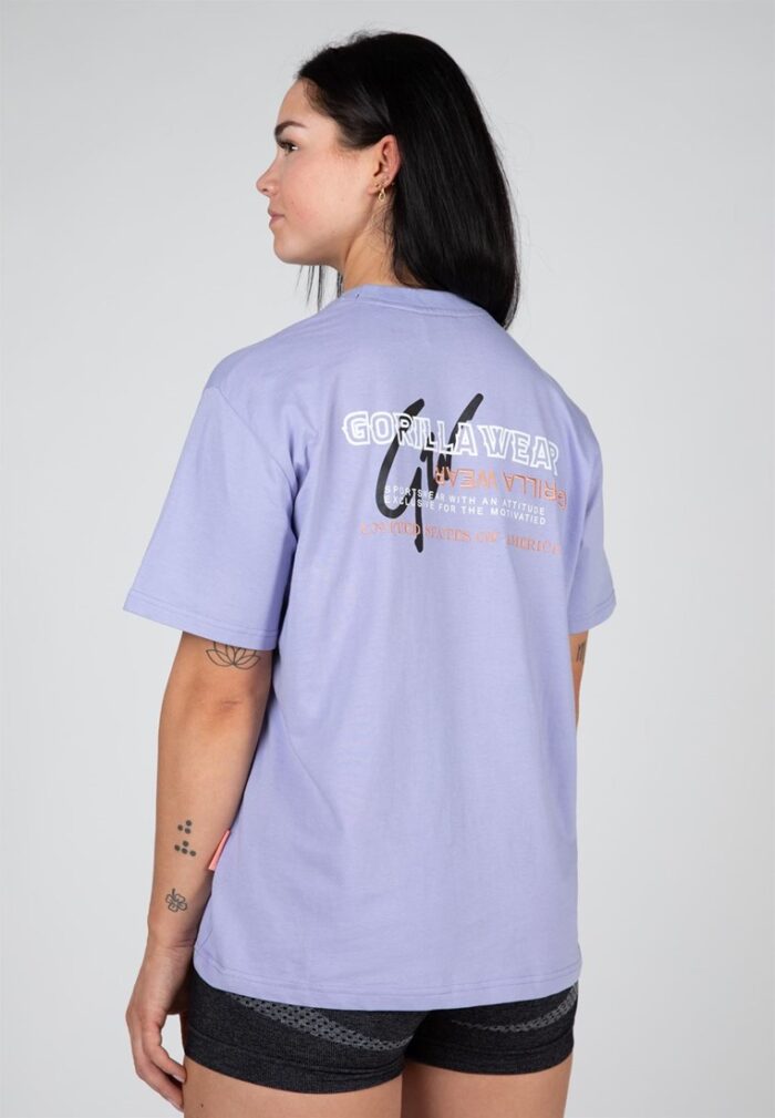 medina oversized t shirt lilac 1