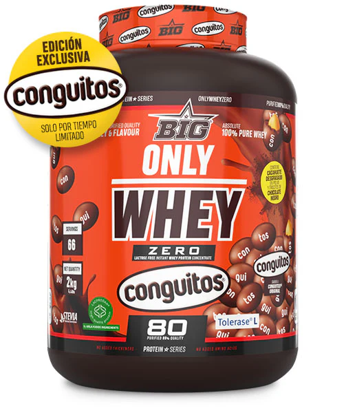 ONLY WHEY ZERO CONGUITOS® 2Kg - Imagen 2