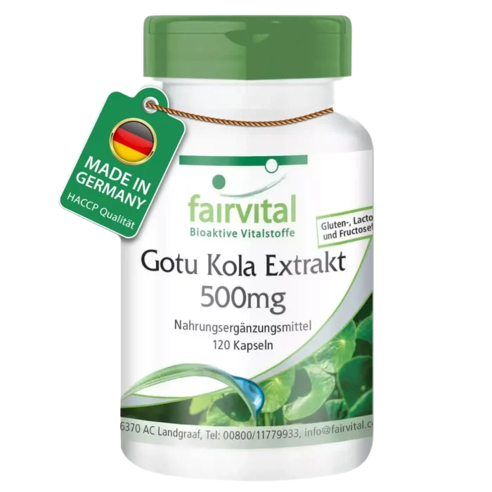 Extracto de Gotu Kola 500 mg - 120 Cápsulas