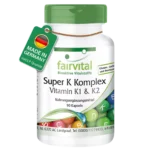 Complejo Super K - Vitamina K1 y K2 - 90 Cápsulas