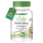 NADH 20mg sublingual – 60 comprimidos