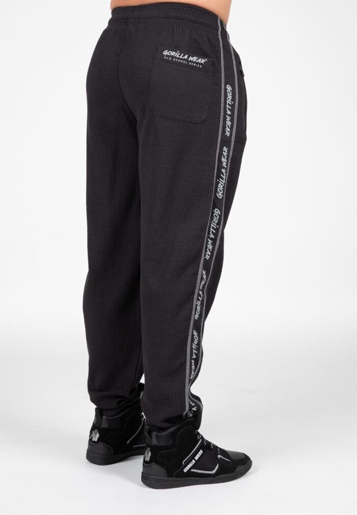 buffalo workout pants black gray