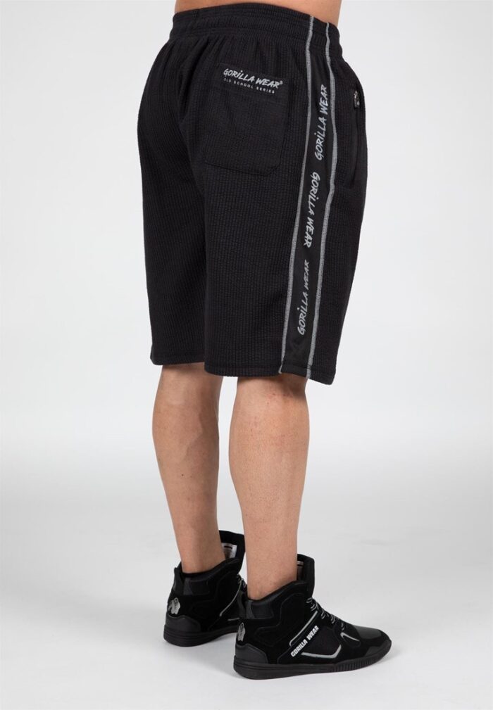 buffalo workout shorts black gray