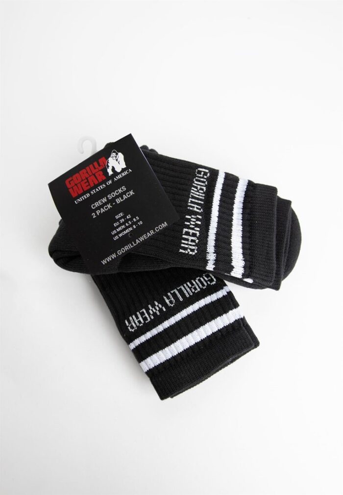 crew socks black