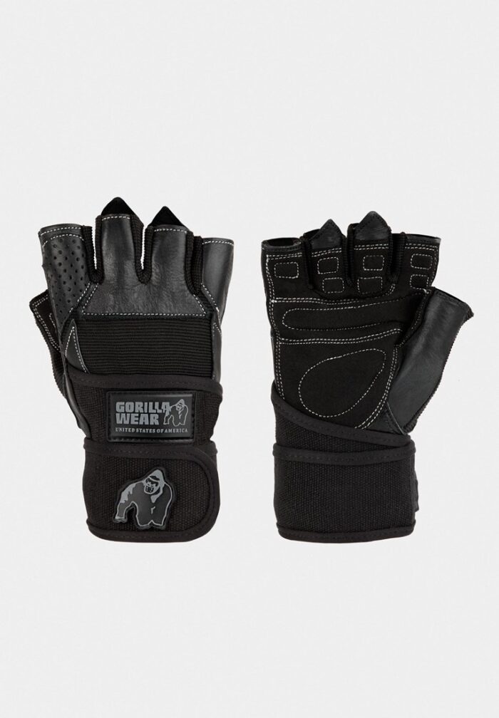 dallas wrist wrap gloves black