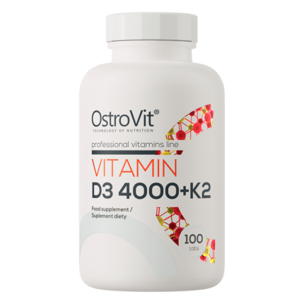 OstroVit Vitamin D3 4000 IU + K2 100 tablets