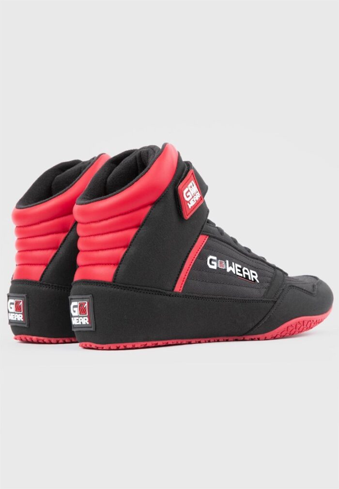 gwear classic high tops black red 2