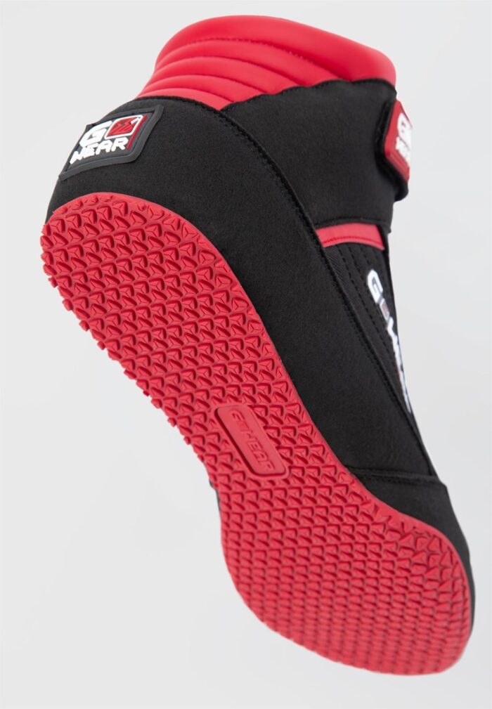 gwear classic high tops black red 3