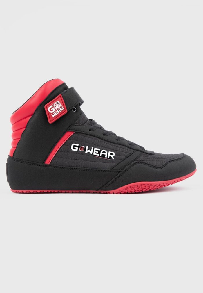 gwear classic high tops black red