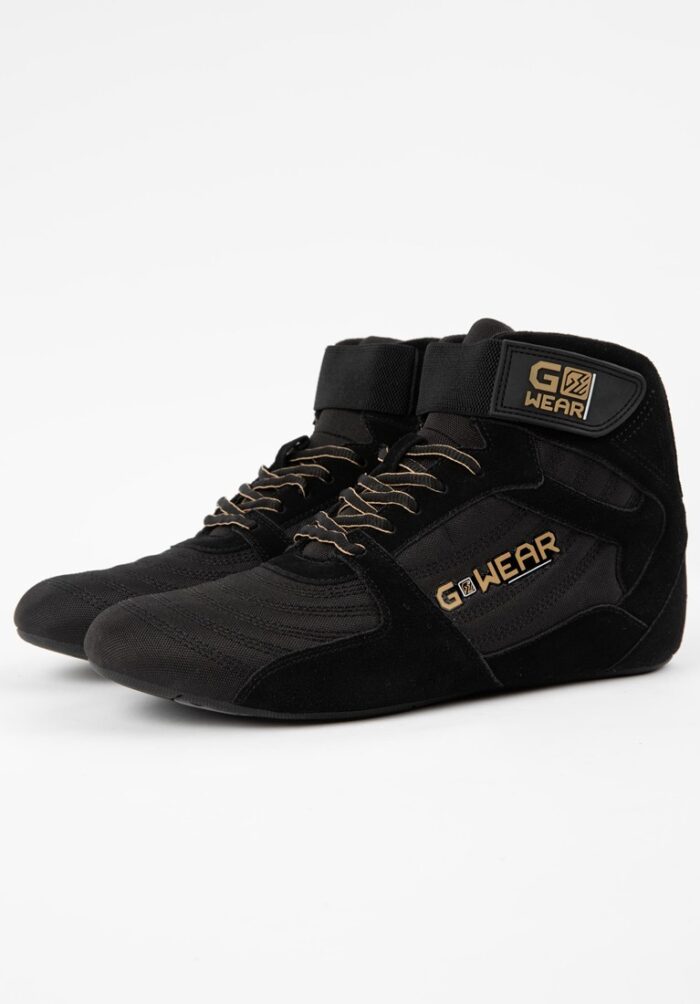 gwear pro high tops black gold 1