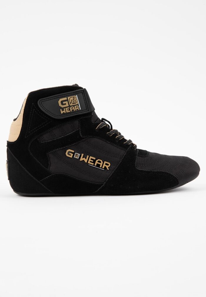 gwear pro high tops black gold