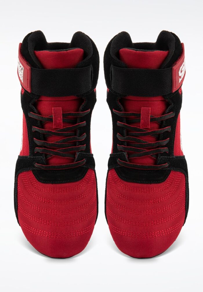 gwear pro high tops red black 3