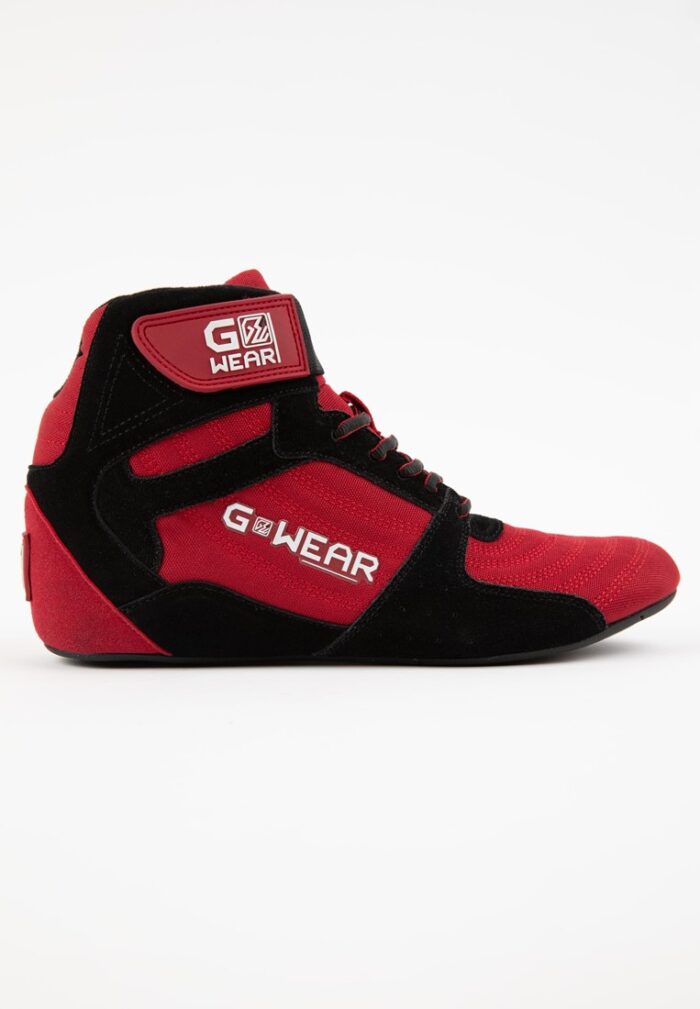 gwear pro high tops red black