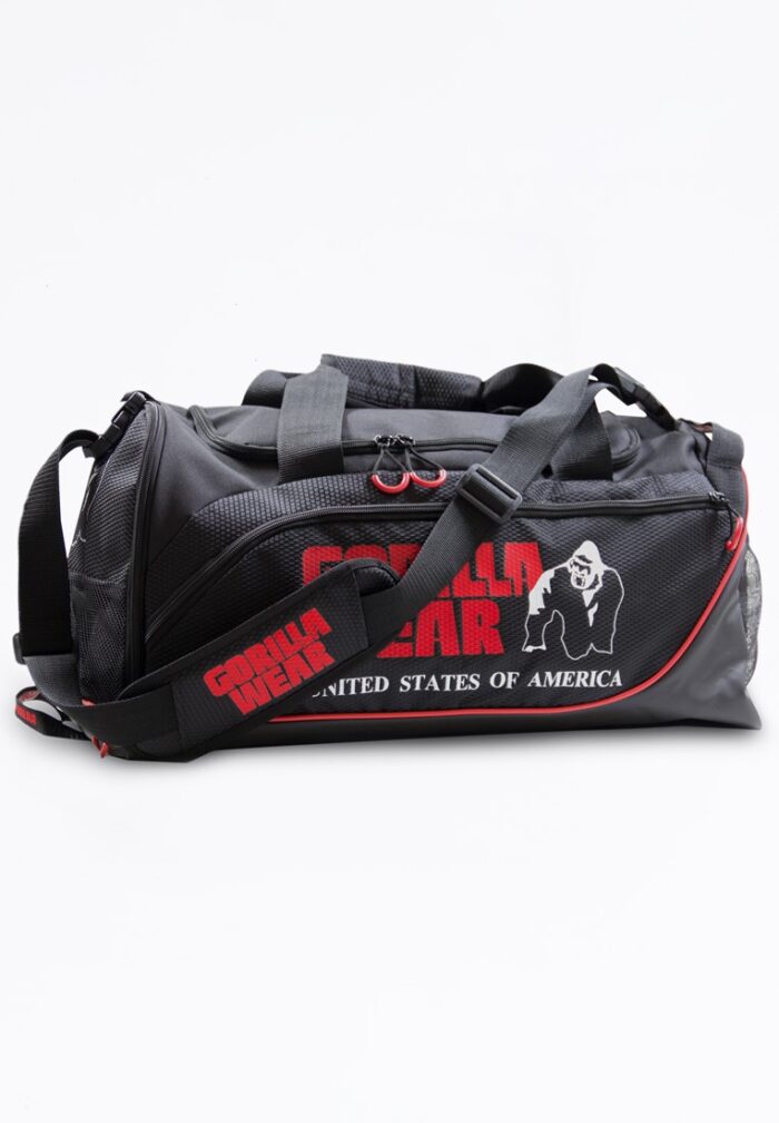 jerome gym bag black red