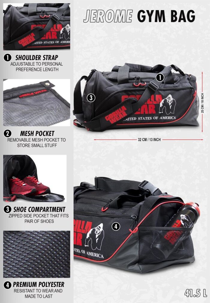 jerome gym bag info