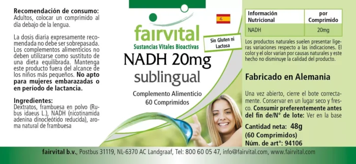 nadh 20mg sublingual tabletten 94106