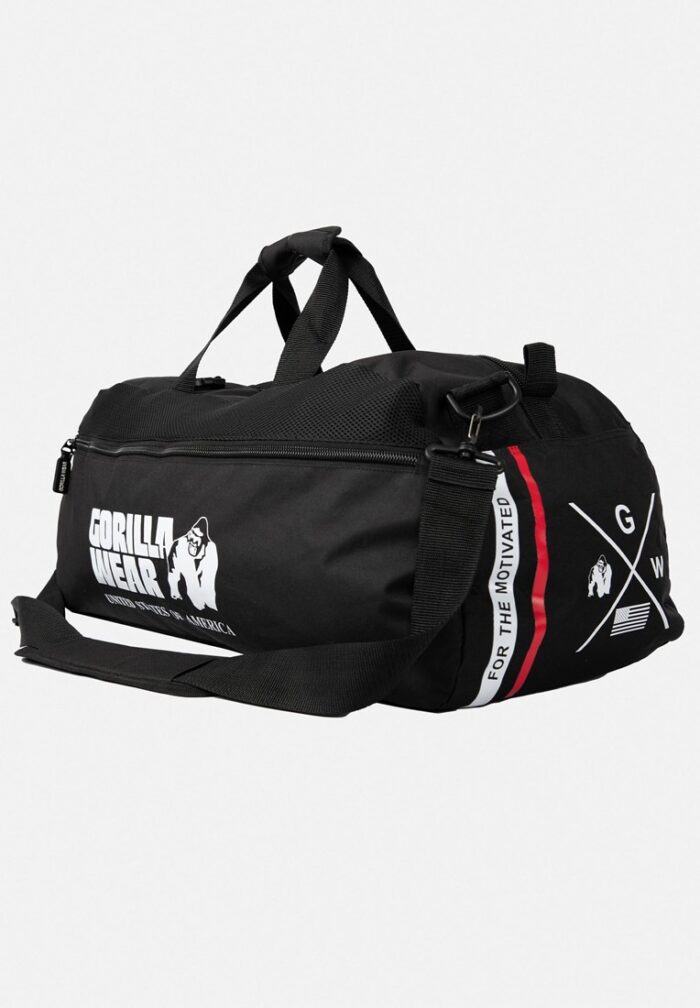 norris hybrid gym bag backpack black