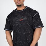 Camiseta Saginaw Oversized T-Shirt - Washed Black