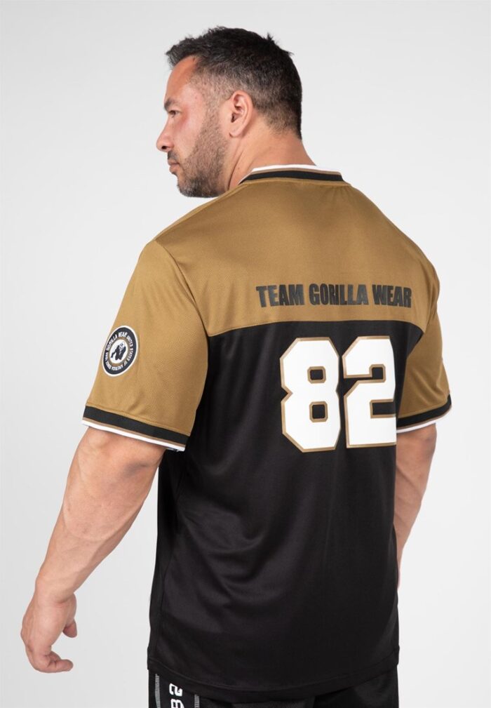 trenton football jersey black gold 1