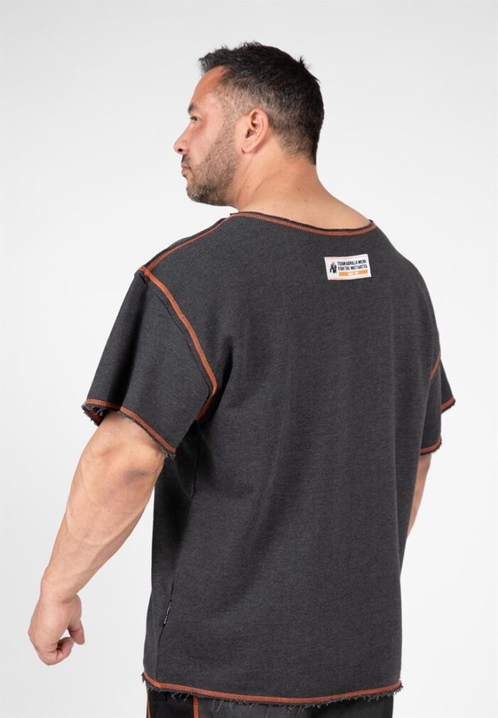 wallace workout top gray orange 1