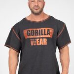 Camiseta Wallace Workout Top - Black/Orange