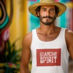 Camiseta GUANCHE SPIRIT Tirantes DAILOS color blanco