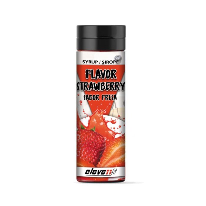 sirope sabor fresa sin azucar 330ml los siropes de elevenfit son una linea de deliciosas salsas dulces bajas en calorias y cero