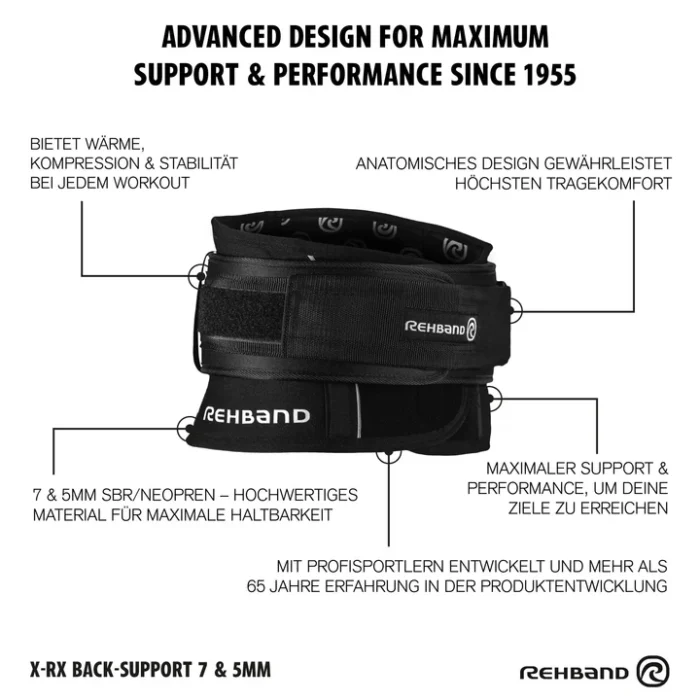 Soporte de espalda / X-RX 2-in-1 Back Support 7mm - Imagen 2