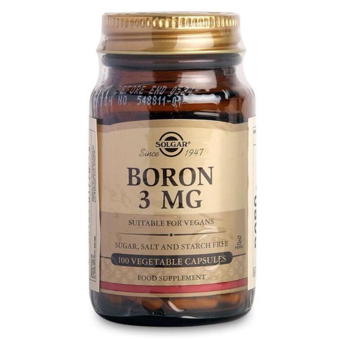 Solgar Boron - Boro 3 mg - 100 cápsulas vegetales