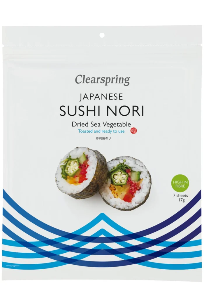 Nori de sushi japonés 17g (Clearspring)