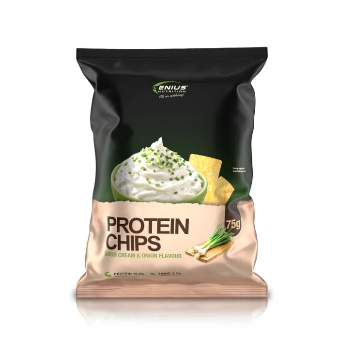 PROTEIN CHIPS 75 gr Sour Cream & Onion Flavour