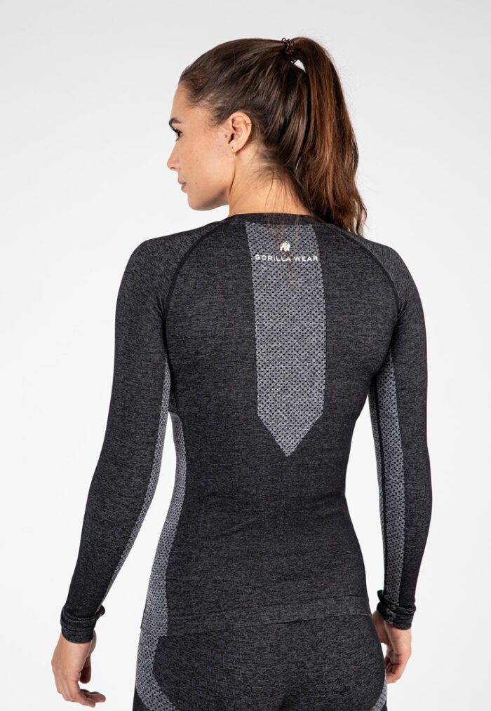 Camiseta Selah Seamless Long Sleeve - Black - Imagen 2